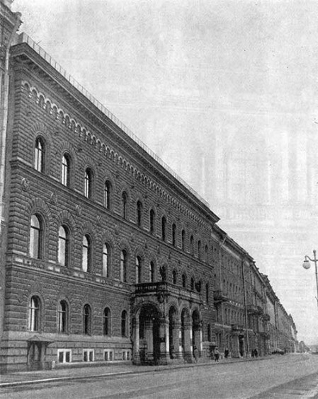 Петербург. Дворец великого князя В.А. Романова, 1867—1871 гг. А.И. Резанов. Общий вид