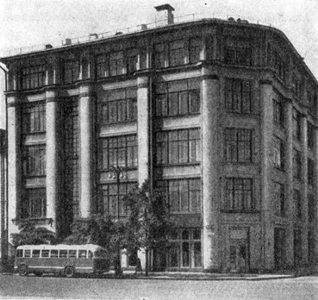 Москва. Дом Московского купеческого общества в Малом Черкасском переулке, 1910—1911 гг. Ф.О. Шехтель. Общий вид