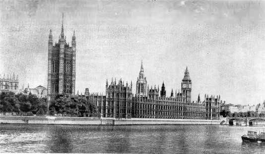 Лондон. Парламент, 1840—1857 гг. Ч. Барри. Общий вид