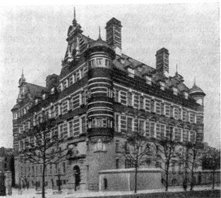 Лондон. Скотланд-Ярд, 1887 г. Н. Шоу. Общий вид