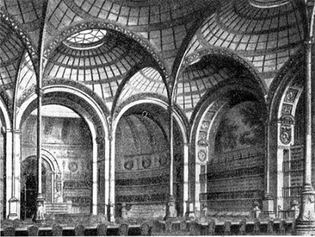Париж. Национальная библиотека, 1862—1868 гг. А. Лабруст. Интерьер