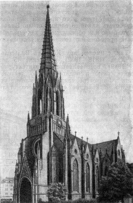 Ганновер. Церковь Христа, 1859 г. К. Хазе. Общий вид