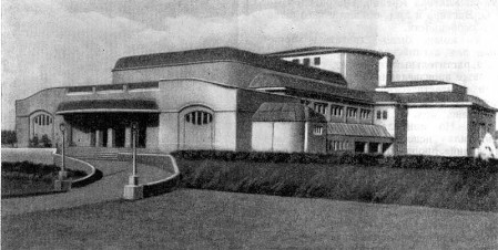 Кёльн. Театр на выставке Веркбунда, 1914 г. А. Ван де Вельде.