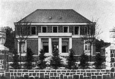 Хаген-Эппенгаузен. Дом Шредера, 1909 г. П. Беренс. Общий вид