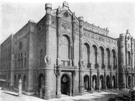 Будапешт. Концертный дом «Вигадо», 1859—1865 гг. Ф. Фесль. Общий вид
