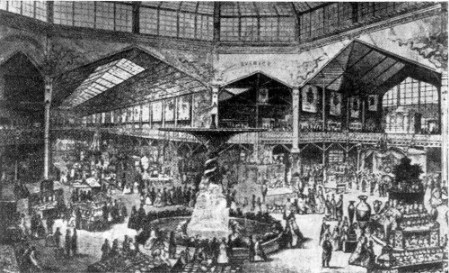 Стокгольм. Выставочное здание, 1866 г. А. Эдельсверд. Интерьер