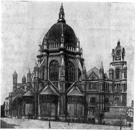 Брюссель. Церковь св. Марии, 1849 г. А. Оверстратен. Общий вид