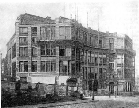 Брюссель. Народный дом, 1896-1899гг. В. Орта.