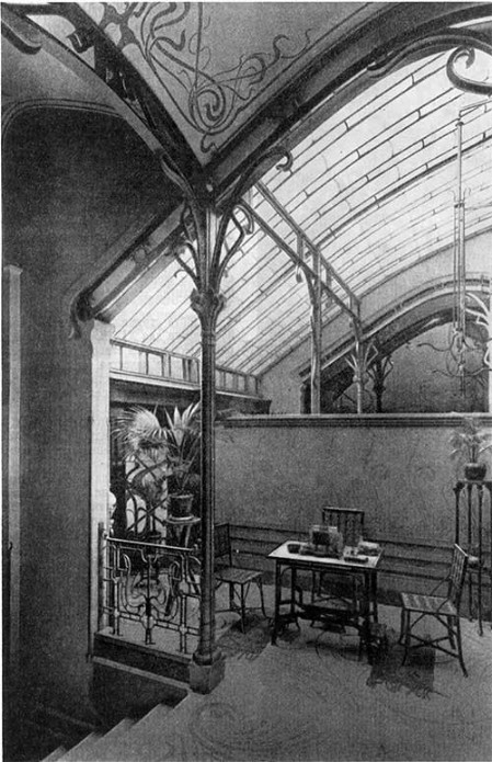 Брюссель. Особняк Тассель 1892-1893 гг. В. Орта. 