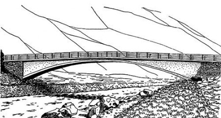 Мост через р. Инн близ Цуоца, 1901 г. Р. Майар