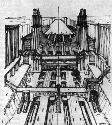 Рисунки А. Сант’Элиа, 1914 г.