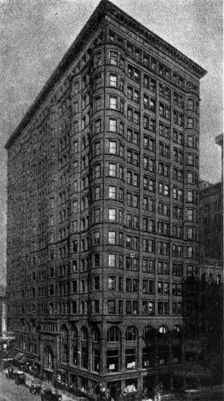 Чикаго. Эшланд Блок, 1890—1892 гг. Бернхэм и Рут. Общий вид