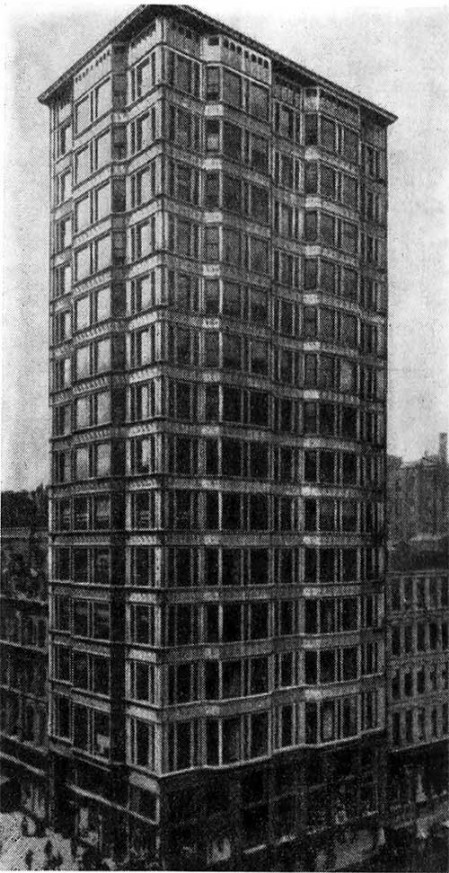 Чикаго. Здание Рилаенс, 1891—1894 гг. Ч. Атвуд. Общий вид