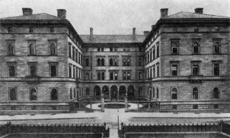 Нью-Йорк. Дворец Вилларда, 1885 г. Фирма «Мак Ким, Мид и Уайт». Общий вид