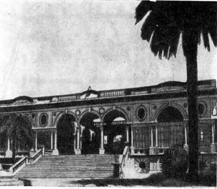 Уругвай. Монтевидео. Итальянский госпиталь, 1853 г., П. Фоссати. Садовый фасад