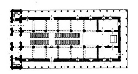 Парагвай. Асунсьон. Собор, 1851—1854 гг. План