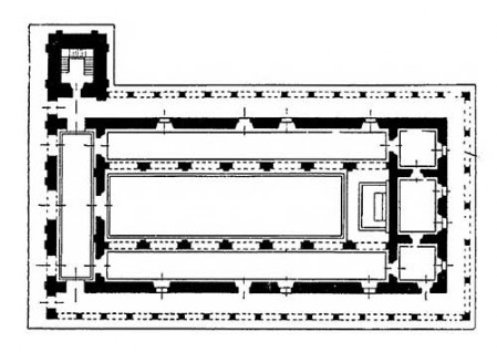 Парагвай. Асунсьон. Церковь Сантиссима Тринидад, 1854 г. План