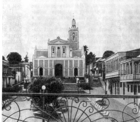 Пуэрто Рико. Сан-Хуан. Церковь Сен-Жермен, 1843 г. Общий вид