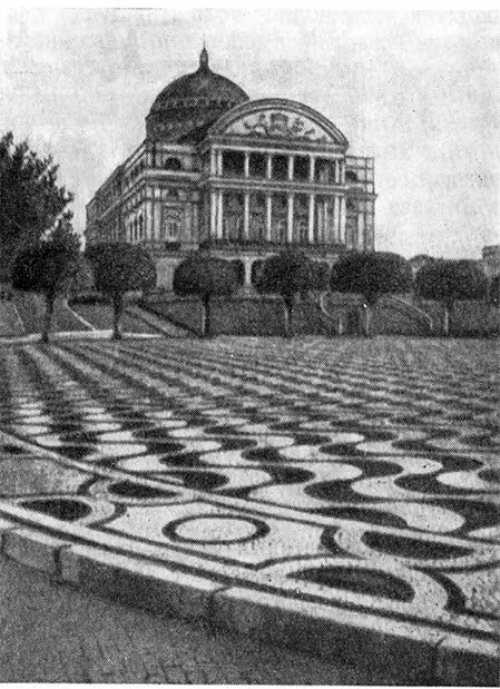 Бразилия. Манаус. Оперный театр, 1893 г. Общий вид