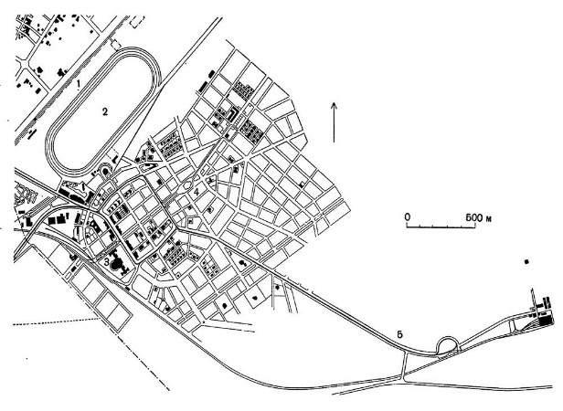 Гелиополис. План города в 1910 г.