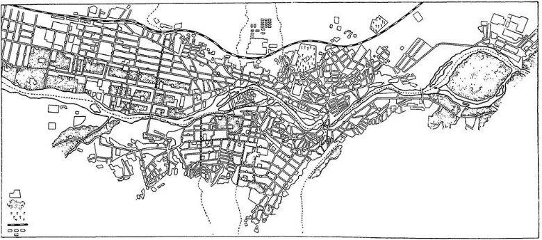 Тифлис. План города, 1904 г.