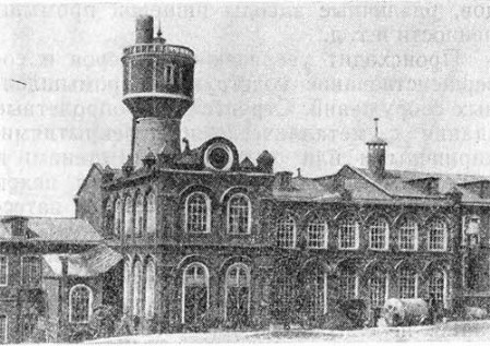 Иваново-Вознесенск. Ткацкая фабрика Бурылина, 70-годы XIX в. Общий вид корпуса