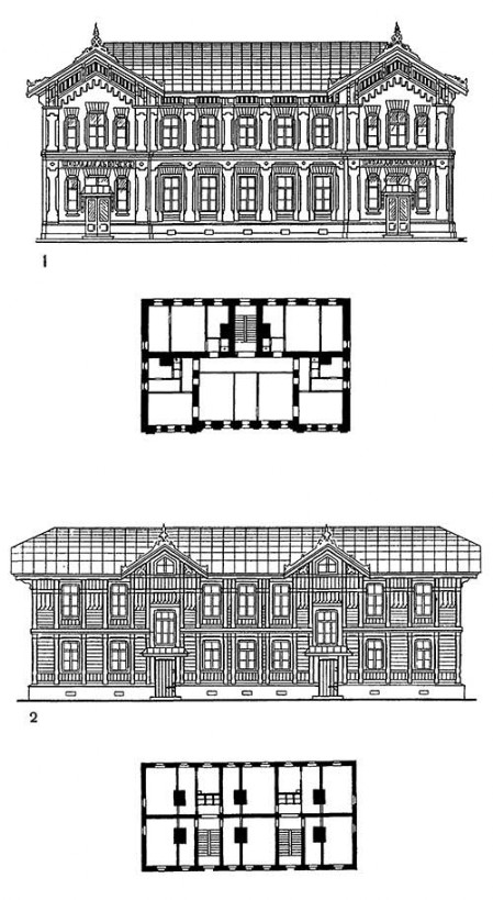 Петербург. Колония для рабочих при заводе «Сан-Галли», 1879 г. Д.Д. Зайцев