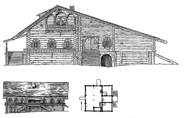 Дом Клопова в с. Потаневщина, 1882 г