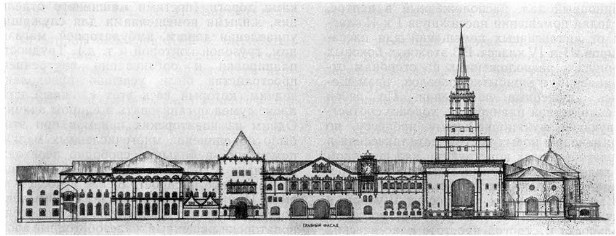 Москва. Казанский вокзал, 1914—1917 гг. А.В. Щусев