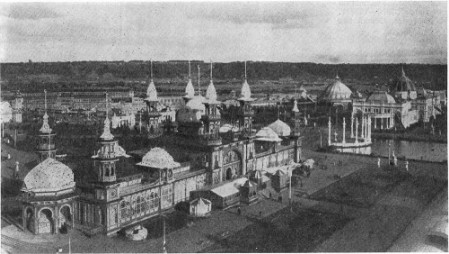 Нижний Новгород. Художественно-промышленная выставка, 1896 г. Общий вид выставки